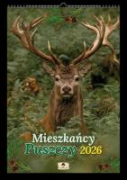 Kalendarz 2026 A3 ścienny mieszkańcy puszczy. Wydawca: Pan Kalendarzyk. SmakLiter.pl Opakowanie Kalendarz 2026 A3 ścienny mieszkańcy puszczy