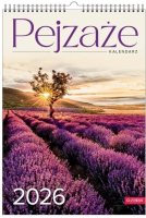 Kalendarz 2026 A3 wieloplanszowy Pejzaże. Wydawca: O-press. SmakLiter.pl Opakowanie Kalendarz 2026 A3 wieloplanszowy Pejzaże