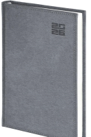 Kalendarz 2026 A4 dzienny Aluminium srebrny. Wydawca: Wokół nas. SmakLiter.pl Opakowanie Kalendarz 2026 A4 dzienny Aluminium srebrny