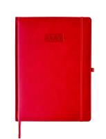 Opakowanie Kalendarz 2026 A4 Elegance dzienny V6 czerwony K-A4D