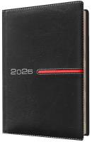 Kalendarz 2026 A4 tygodniowy registry czarny. Wydawca: Evena. SmakLiter.pl Opakowanie Kalendarz 2026 A4 tygodniowy registry czarny