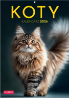 Kalendarz 2026 A4 Wieloplanszowy Koty. Wydawca: O-press. SmakLiter.pl Opakowanie Kalendarz 2026 A4 Wieloplanszowy Koty