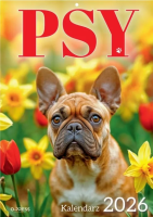 Kalendarz 2026 A4 Wieloplanszowy Psy. Wydawca: O-press. SmakLiter.pl Opakowanie Kalendarz 2026 A4 Wieloplanszowy Psy