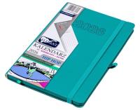 Kalendarz 2026 A5 12M + notes Hip hop turkusowy. Wydawca: ELEFANT. SmakLiter.pl Opakowanie Kalendarz 2026 A5 12M + notes Hip hop turkusowy