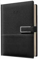 Kalendarz 2026 A5 dzienny biznes klasyczny czarny. Wydawca: Evena. SmakLiter.pl Opakowanie Kalendarz 2026 A5 dzienny biznes klasyczny czarny