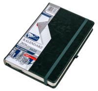 Kalendarz 2026 A5 dzienny Jazz zielony. Wydawca: ELEFANT. SmakLiter.pl Opakowanie Kalendarz 2026 A5 dzienny Jazz zielony