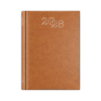 Opakowanie Kalendarz 2026 A5 dzienny standard brązowy