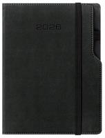 Kalendarz 2026 A5 dzienny Vip planer z gumką. Wydawca: Evena. SmakLiter.pl Opakowanie Kalendarz 2026 A5 dzienny Vip planer z gumką