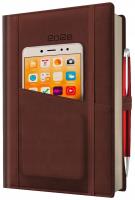 Kalendarz 2026 A5 dzienny z kieszonką i gumką. Wydawca: Evena. SmakLiter.pl Opakowanie Kalendarz 2026 A5 dzienny z kieszonką i gumką