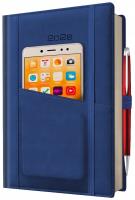 Kalendarz 2026 A5 dzienny z kieszonką i gumką. Wydawca: Evena. SmakLiter.pl Opakowanie Kalendarz 2026 A5 dzienny z kieszonką i gumką