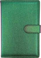 Opakowanie Kalendarz 2026 A5 dzienny z zapięciem hologram zielony