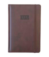 Opakowanie Kalendarz 2026 A5 LUX dzienny brązowy V3 K-A5D L