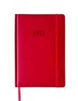 Opakowanie Kalendarz 2026 A5 LUX tygodniowy czerwony V6 K-A5T L