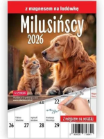 Kalendarz 2026 A5 miesięczny na lodówkę. Wydawca: O-press. SmakLiter.pl Opakowanie Kalendarz 2026 A5 miesięczny na lodówkę