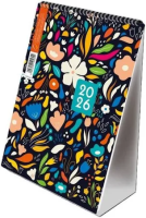 Kalendarz 2026 A5 pionowy ze spiralką kwiaty. Wydawca: MICHALCZYK I PROKOP. SmakLiter.pl Opakowanie Kalendarz 2026 A5 pionowy ze spiralką kwiaty