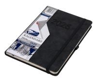 Kalendarz 2026 A5 tygodniowy Jazz grafitowy. Wydawca: ELEFANT. SmakLiter.pl Opakowanie Kalendarz 2026 A5 tygodniowy Jazz grafitowy