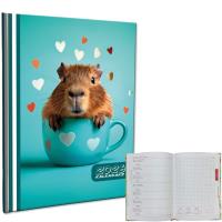 Kalendarz 2026 A5 tygodniowy notatka Kapibara. Wydawca: EV-Corp. SmakLiter.pl Opakowanie Kalendarz 2026 A5 tygodniowy notatka Kapibara