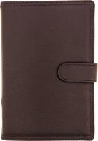 Opakowanie Kalendarz 2026 A5 tygodniowy z zapięciem ekoskóra brązowy