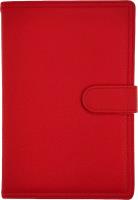 Opakowanie Kalendarz 2026 A5 tygodniowy z zapięciem ekoskóra czerwony