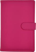 Opakowanie Kalendarz 2026 A5 tygodniowy z zapięciem ekoskóra malinowy