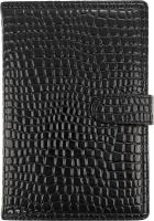 Opakowanie Kalendarz 2026 A5 tygodniowy z zapięciem krokodyl czarny