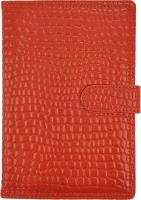 Opakowanie Kalendarz 2026 A5 tygodniowy z zapięciem krokodyl czerwony