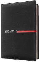 Kalendarz 2026 A6 tygodniowy czarny. Wydawca: Evena. SmakLiter.pl Opakowanie Kalendarz 2026 A6 tygodniowy czarny