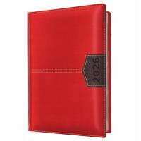 Kalendarz 2026 A6 tygodniowy czerwony. Wydawca: Evena. SmakLiter.pl Opakowanie Kalendarz 2026 A6 tygodniowy czerwony