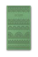 Opakowanie Kalendarz 2026 A6 tygodniowy Vivella Relief Zielony