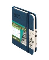 Kalendarz 2026 A7 Awangarda TDW granatowy. Autor: -. SmakLiter.pl Okładka książki Kalendarz 2026 A7 Awangarda TDW granatowy