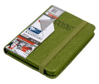 Kalendarz 2026 A7 tyg Rock oliwkowy. Wydawca: ELEFANT. SmakLiter.pl Opakowanie Kalendarz 2026 A7 tyg Rock oliwkowy