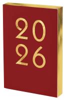 Okładka książki Kalendarz 2026 Art A5 DNS czerwony