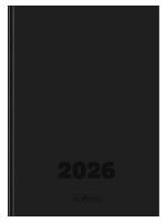 Opakowanie Kalendarz 2026 B5 dzienny Szefa DTP czarny HERLITZ
