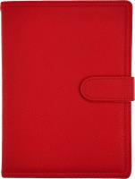 Opakowanie Kalendarz 2026 B5 dzienny z zapięciem ekoskóra czerwony