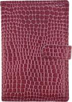 Opakowanie Kalendarz 2026 B5 dzienny z zapięciem krokodyl fioletowy