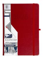 Kalendarz 2026 B5 tygodniowy Jazz czerwony. Wydawca: ELEFANT. SmakLiter.pl Opakowanie Kalendarz 2026 B5 tygodniowy Jazz czerwony