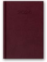 Opakowanie Kalendarz 2026 B6 dzienny Vivella Bordowy
