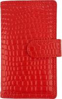 Opakowanie Kalendarz 2026 B6 dzienny z zapięciem krokodyl czerwony