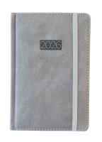 Opakowanie Kalendarz 2026 B6 LUX dzienny szary V4 K-B6D L