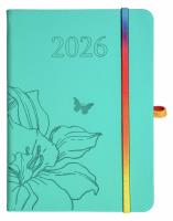 Kalendarz 2026 B6 tyg. Hip Hop miętowy. Wydawca: ELEFANT. SmakLiter.pl Opakowanie Kalendarz 2026 B6 tyg. Hip Hop miętowy