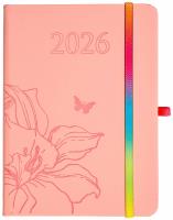 Kalendarz 2026 B6 tyg. Hip Hop morelowy. Wydawca: ELEFANT. SmakLiter.pl Opakowanie Kalendarz 2026 B6 tyg. Hip Hop morelowy