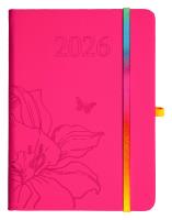 Kalendarz 2026 B6 tyg. Hip Hop różowy. Wydawca: ELEFANT. SmakLiter.pl Opakowanie Kalendarz 2026 B6 tyg. Hip Hop różowy