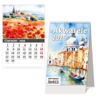 Opakowanie Kalendarz 2026 biurkowy pionowy miesięczny HELMA