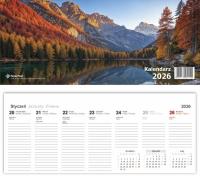 Opakowanie Kalendarz 2026 biurkowy poziomy mix