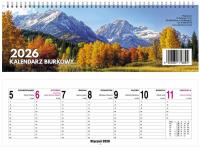 Kalendarz 2026 Biurkowy Tygodniowy 29x10cm. Wydawca: O-press. SmakLiter.pl Opakowanie Kalendarz 2026 Biurkowy Tygodniowy 29x10cm