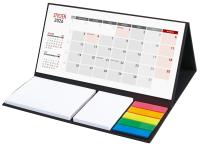 Kalendarz 2026 Biurkowy z notesem czarny. Wydawca: Wokół nas. SmakLiter.pl Opakowanie Kalendarz 2026 Biurkowy z notesem czarny