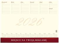 Kalendarz 2026 biuwar business. Wydawca: Wokół nas. SmakLiter.pl Opakowanie Kalendarz 2026 biuwar business