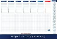 Kalendarz 2026 biuwar mały z listwą. Wydawca: Wokół nas. SmakLiter.pl Opakowanie Kalendarz 2026 biuwar mały z listwą