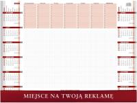 Kalendarz 2026 biuwar z listwą. Wydawca: Wokół nas. SmakLiter.pl Opakowanie Kalendarz 2026 biuwar z listwą