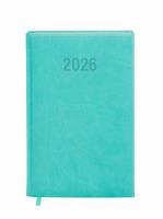 Kalendarz 2026 Colorfix A6 TDW turkusowy. Autor: -. SmakLiter.pl Okładka książki Kalendarz 2026 Colorfix A6 TDW turkusowy